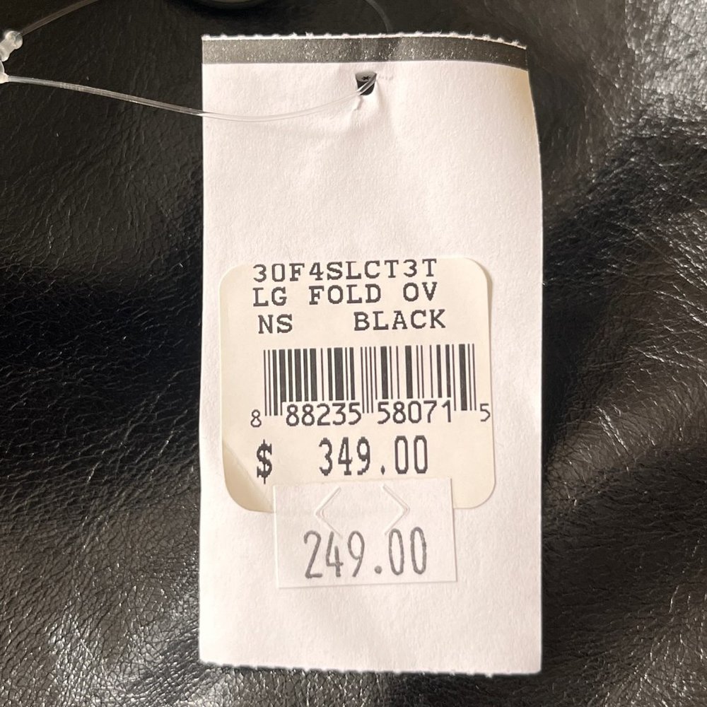 NWT - Michael Kors Chain Link Leather Black Handbag – Vintage - Gift Ready! - Picture 7 of 15